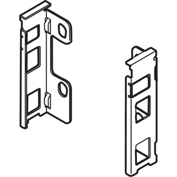 Blum Legrabox M Height Front and Rear Fixing Brackets | ZB7M000S