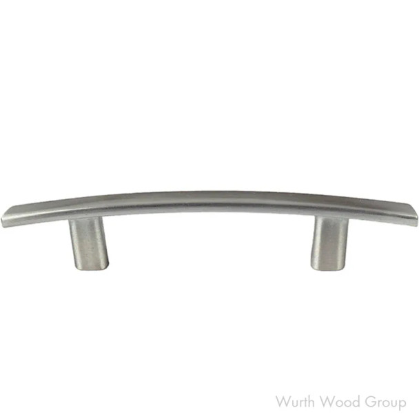 Wurth Arch 3-3/4" Center to Center Zamak Pull Satin Nickel, WR01000017, 1 PACK | WR01000017