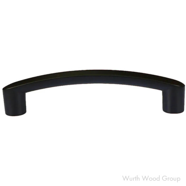 Wurth Arch 3" Center to Center Zamak Pull Matte Black, WR01000024, 1 PACK | WR01000024