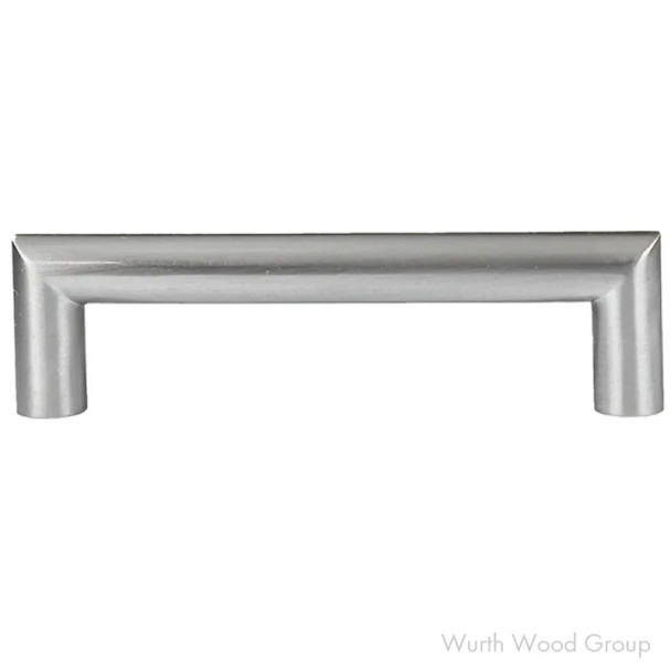 Wurth Cylindrical 3" Center to Center Zamak Pull Satin Nickel, WR01000026, 1 PACK | WR01000026