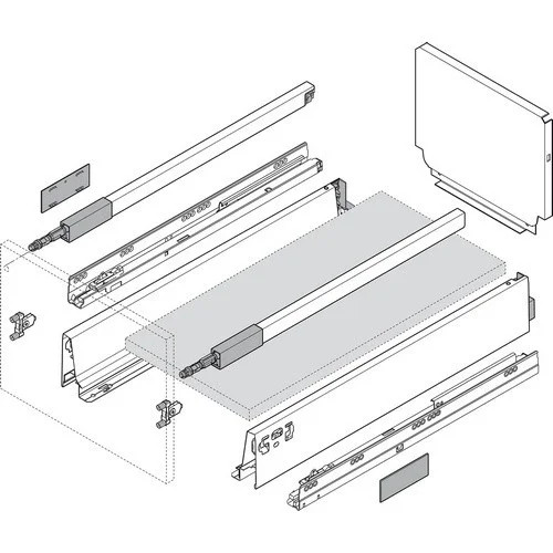 Blum Tandembox Waste/Recycle Set 12" | 356M55B7SAB