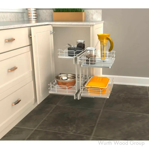 Gray Optimizer For 18" Blind Corner Cab | 53PSPE318SCGR