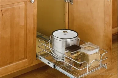 Single Chrome Wire Basket 1/Set 15" W X 20" D | 5WB11520CR1