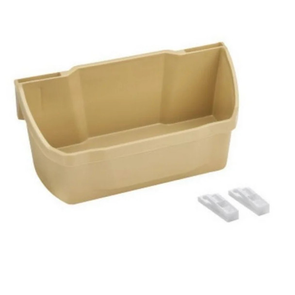 77/8" Wide Door Storage 2 Shelves White | 6232081152