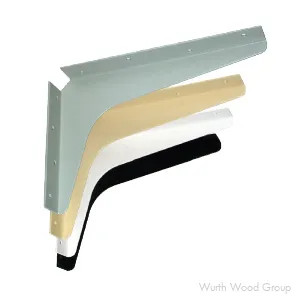 White Concealed Brackets 18" | 7253182172
