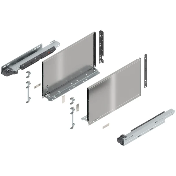 Blum LEGRABOX pure drawer profile set, Steel | 770F50S0I