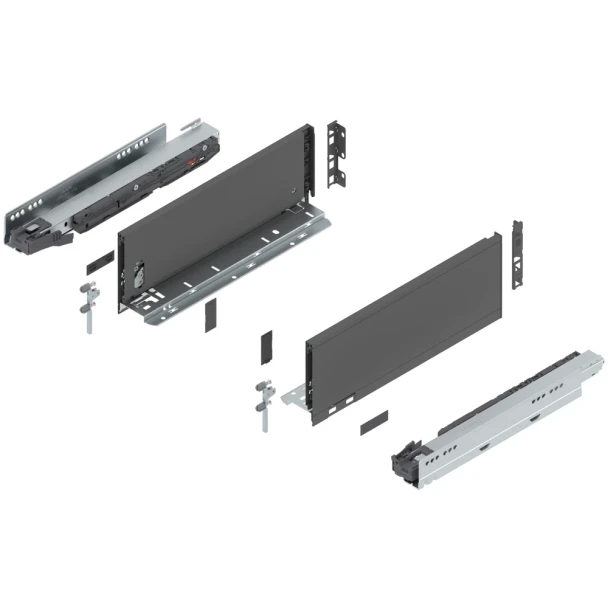 Blum LEGRABOX pure drawer profile set, Grey | 770K55S0S
