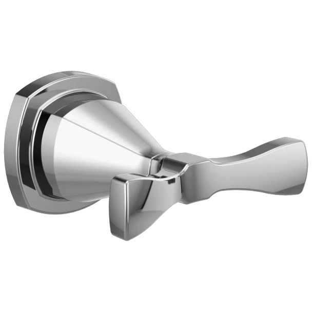 Liberty Hardware Stryke Double Robe Hook, Chrome | Robe Hooks | 77638