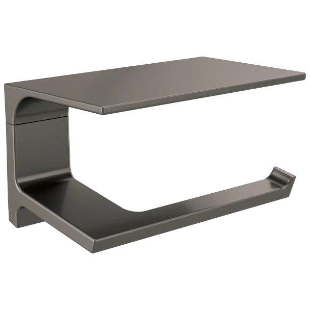 Delta Faucet Pivotal Tph W/ Shelf Blk SS 3/Bx | 79956KS