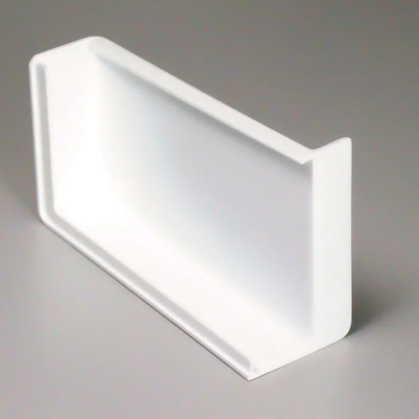 Knape & Vogt Plastic Cover Cap for 806 Series Hanging Rail Brackets Left Sided, Candlelight Finish - Camar 806-32-SX | 80632SX