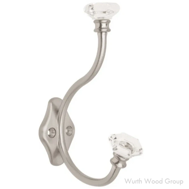 Heavy-Duty Coat/Hat Hook, Matte Nickel | B42302QSNC5
