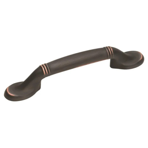 Amerock Sterling Traditions Series 3 in (76 mm) Center to Center Oil Rubbed Bronze Pull, -BP1300ORB | BP1300ORB
