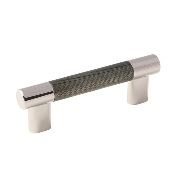 3"/96mm Esquire T-Bar Pull, Polished Nickel/Gunmetal | BP36557PNGM
