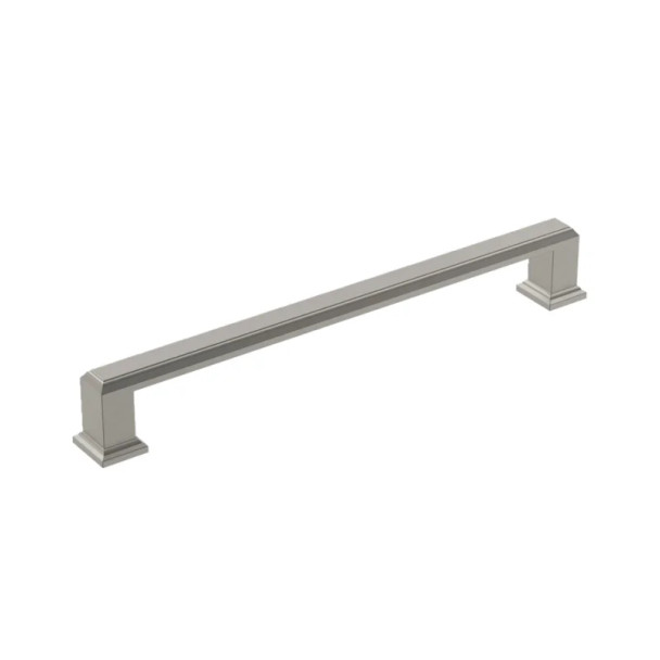 Amerock Appoint Series 7-9/16 in (192 mm) Center to Center Satin Nickel Pull, -BP36761G10 | BP36761G10