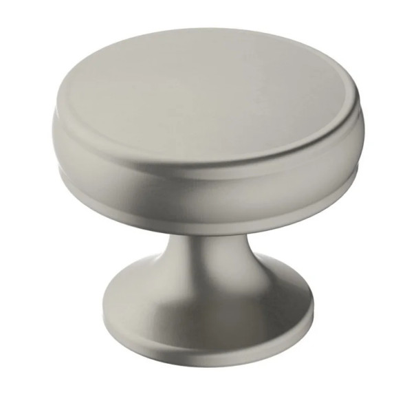 Amerock Renown Series Satin Nickel 1-1/4 in (32 mm) Diameter Knob, - BP36793G10 | BP36793G10