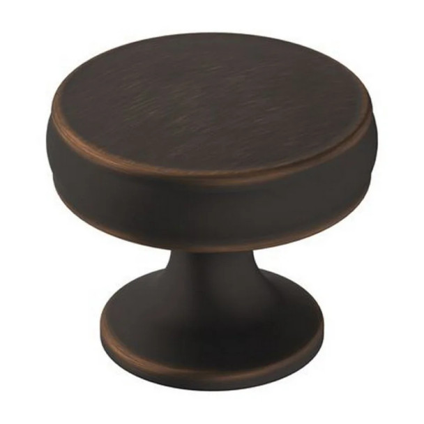 Amerock Renown Series Oil Rubbed Bronze 1-1/4 in (32 mm) Diameter Knob, - BP36793ORB | BP36793ORB