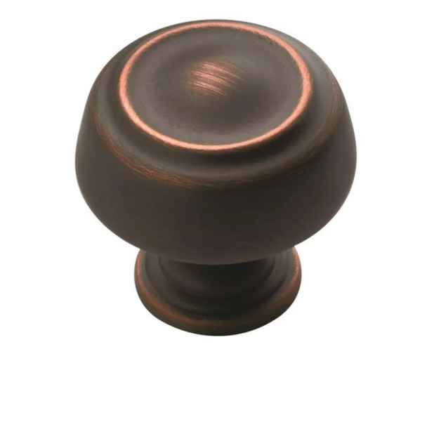 Amerock Kane Series Oil Rubbed Bronze 1-3/16 in (30 mm) Diameter Knob, - BP53700ORB | BP53700ORB