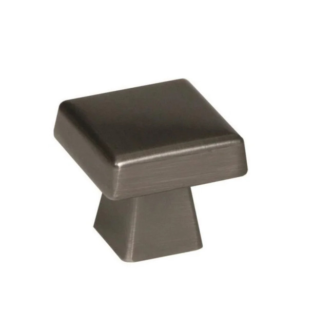 Amerock Blackrock Series Gunmetal 1-1/2 in (38 mm) L x 1-1/2 in (38 mm) W Knob, -BP55273GM | BP55273GM