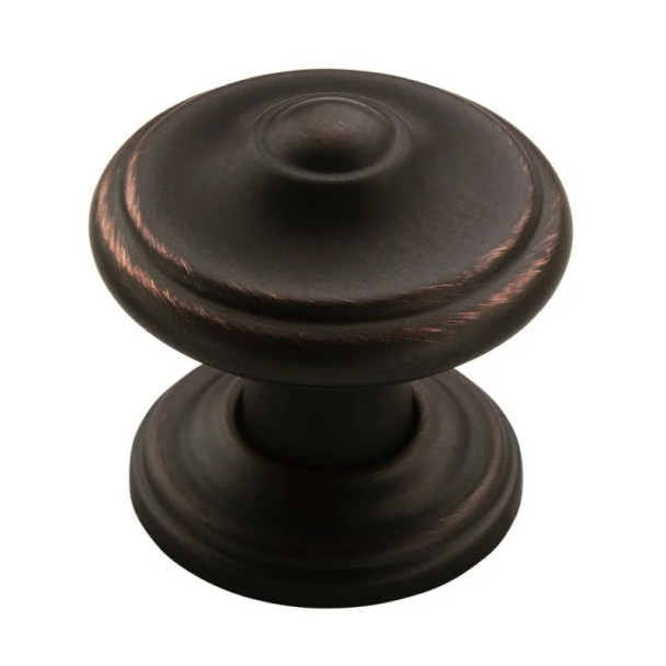 Amerock Revitalize Series Oil Rubbed Bronze 1-1/4 in (32 mm) Diameter Knob, - BP55341ORB | BP55341ORB