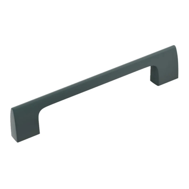 Amerock Riva Series 5-1/16 in (128 mm) Center to Center Matte Black Pull, -BP55367MB | BP55367MB