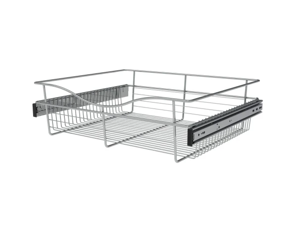 Chrome Wire Basket 1/Boxsold/Ea 24"X20"X7" | CB242007CR1