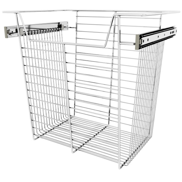Wire Pullout Basket Chrome 1/Box 17" H X 18" W X 14" D | CBSL181417CR1