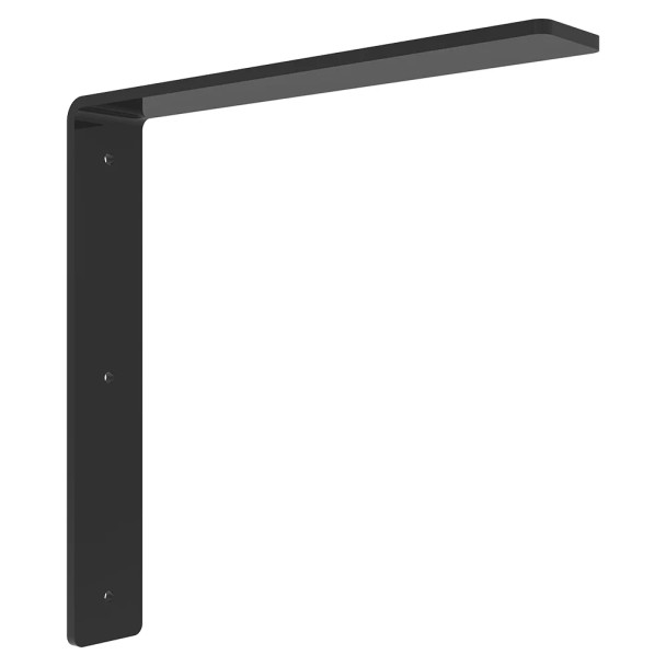 Federal Brace Hidden Countertop Brackets Black | 18x2x18 | FB30059