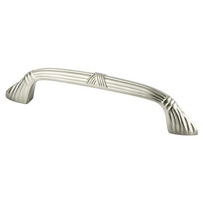 Berenson Toccata Appliance Pulls | Brushed Nickel, Center: 6", 7 13/16", Width: 9/16", Height: 1 11/16" | H82371BPN