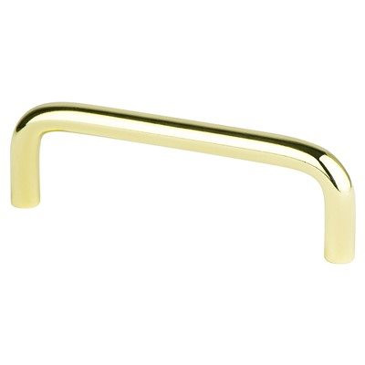 Berenson Zurich Polished Brass Wire Pulls | Center: 3 1/2", 3 13/16" | H6152203