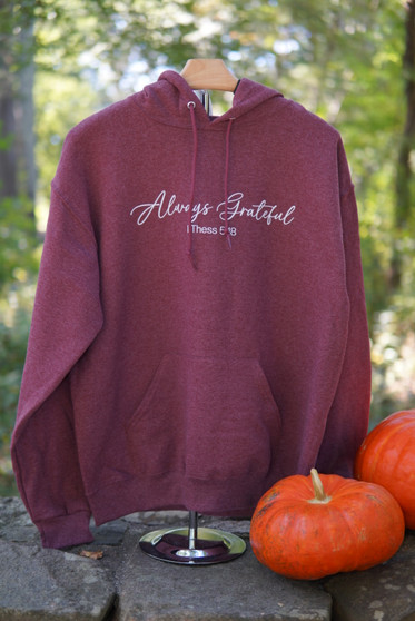 Pre-order: Always Grateful - Script - Hoodie