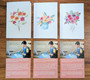 Floral Watercolor Print Cards - 3 Pack