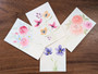 "Hook-Painted" Floral Watercolor Postcards - 4 Pack (21)