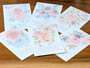 Psalm 100 and 121 Floral Watercolor Memory Verse Cards - Set of 6