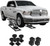 VEVOR Car Lift, 7,000 LBS Capacity Portable Car Lift, 26.8" Max. Height, with Extended-Length Plates, Heavy-Duty Carbon Steel Truck Lift with 120V Power Unit, Auto Car Jack Lifts for Home Gar