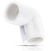Codo 90° de pvc tipo hembra 13 mm (1/2”)