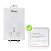 Calentador de agua instantáneo 6 l/min primo iusa