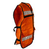 Chaleco tipo Rescatista, IUSA, con reflejos, Color Naranja G