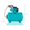 Hidroneumático periférico de 0.5 HP, tanque 24 L