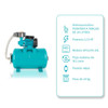 Hidroneumático periférico de 0.5 HP, tanque 24 L