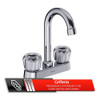 Mezcladora de 4” para Lavabo con Manerales de Acrílico, Primo Esencial, IUSA