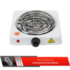 Parrilla eléctrica 1 quemador mini espiral 1000 w
