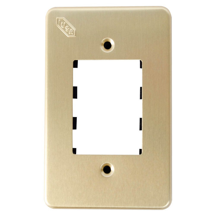 Placa tradizione de aluminio, 3 ventanas
