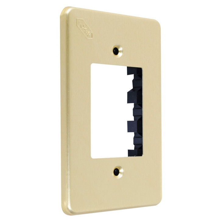 Placa tradizione de aluminio, 3 ventanas
