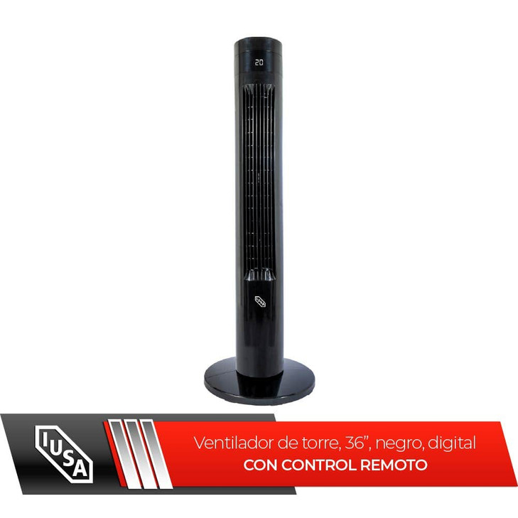 Ventilador de torre 36" digital con control remoto IUSA