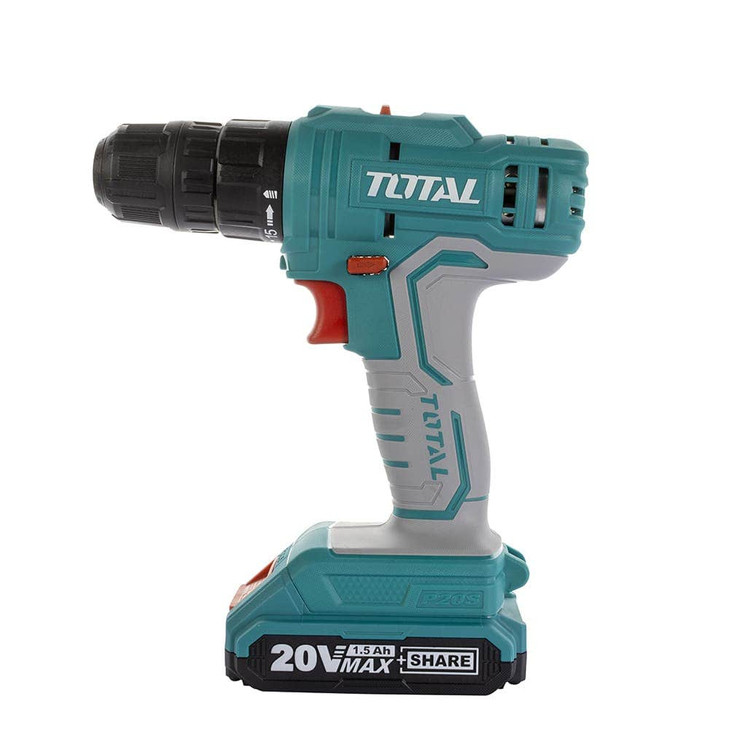 Taladro Inalámbrico, Total, 3/8”, 20 V.