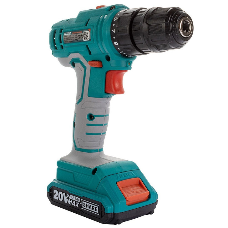 Taladro Inalámbrico, Total, 3/8”, 20 V.