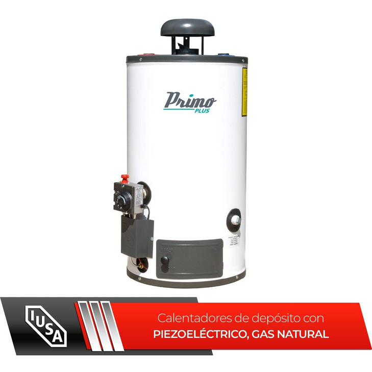 Calentador de depósito Primo Plus 40 L, gas natural, IUSA