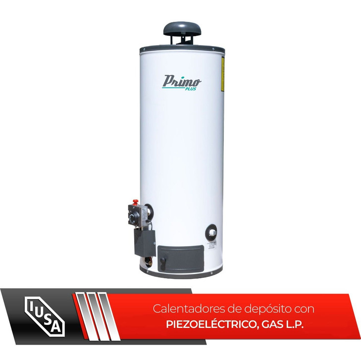 Calentador de depósito Primo Plus 60 L, gas L.P., IUSA