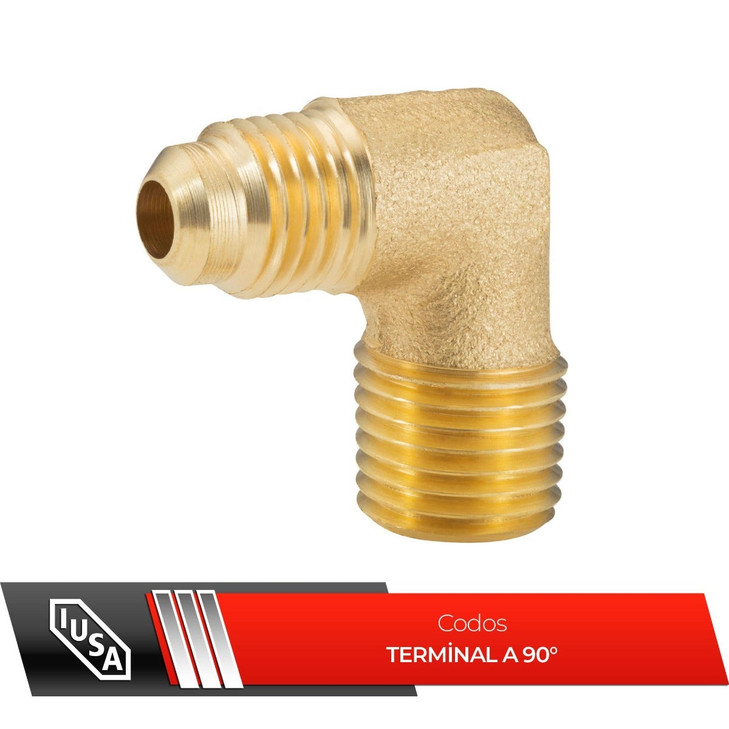 Codo terminal 90° 3/8” x 1/4”