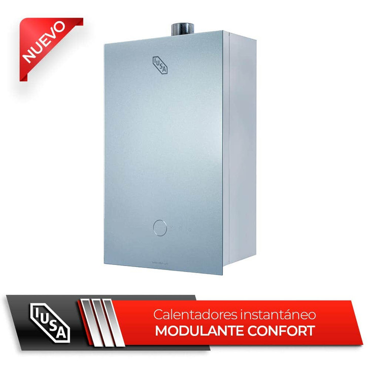 Calentador instantáneo modulante Confort Silver 16 L gas LP IUSA